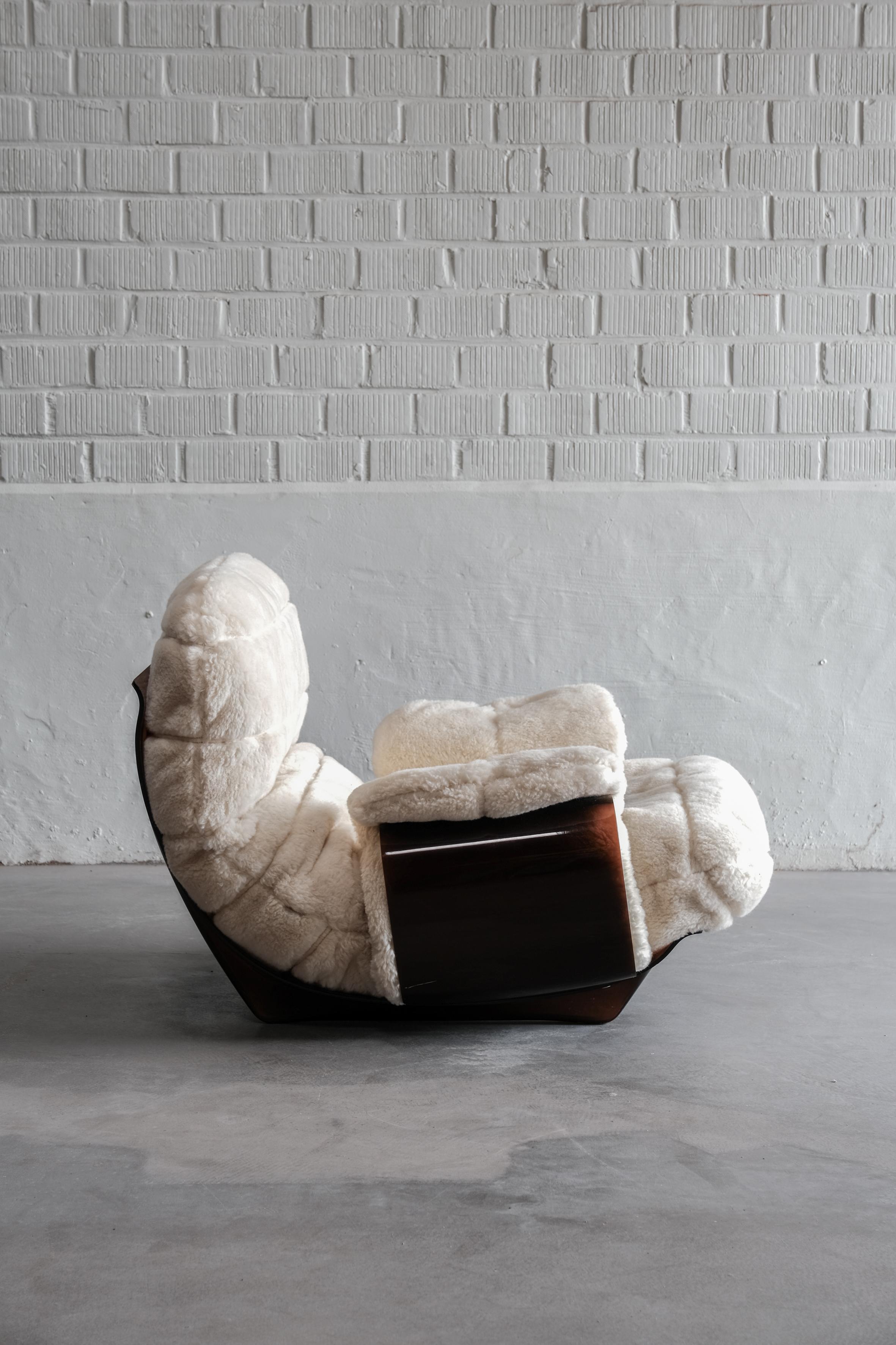Pair of Marsala lounge seats by Michel Ducaroy for Ligne Roset 2