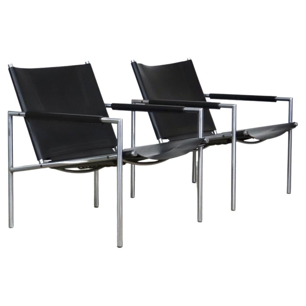 Pair Of Martin Visser SZ02 Lounge Chairs For ‘T Spectrum 1965 For Sale