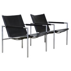Pair Of Martin Visser SZ02 Lounge Chairs For ‘T Spectrum 1965