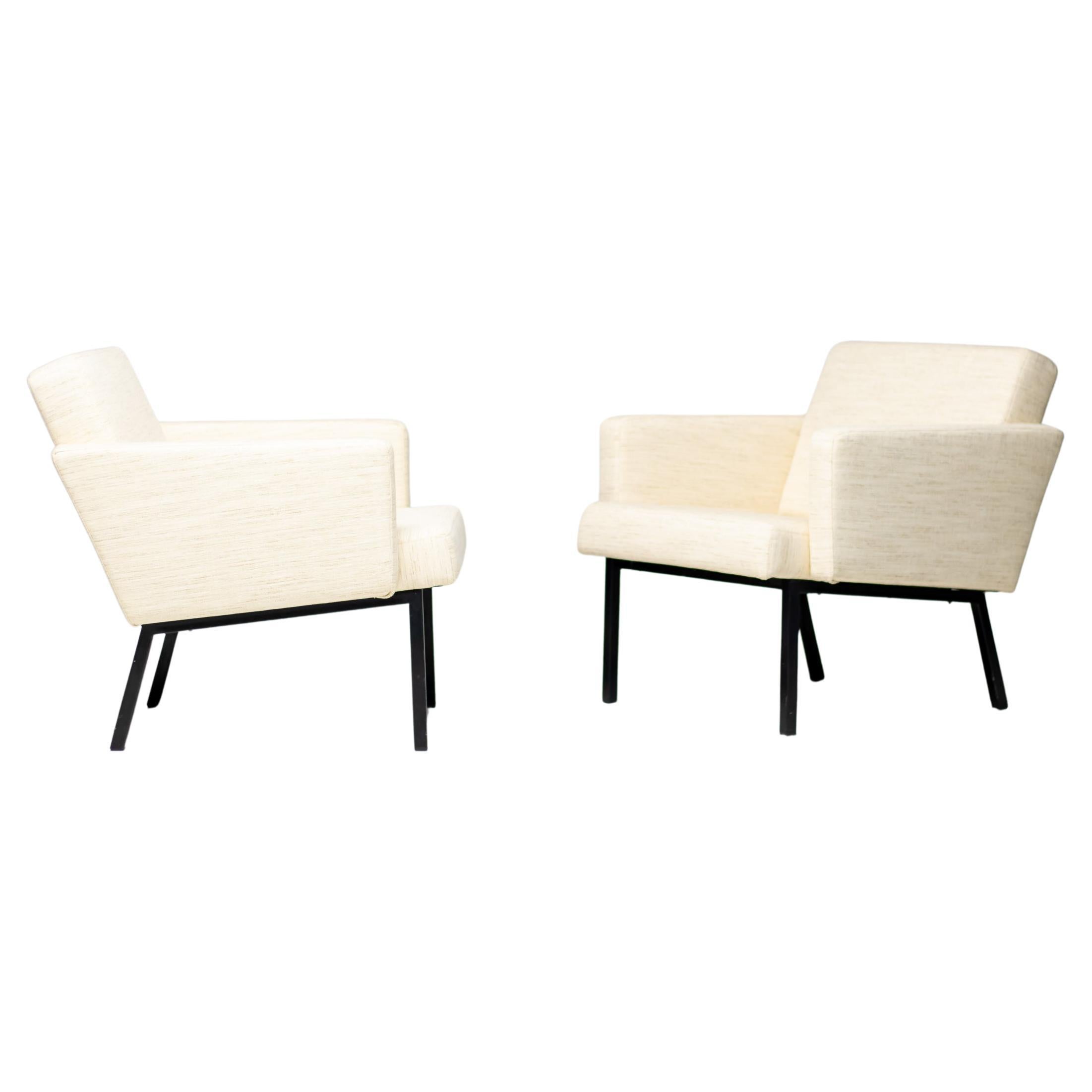 Pair of Martin Visser SZ48 Lounge Chairs For Sale