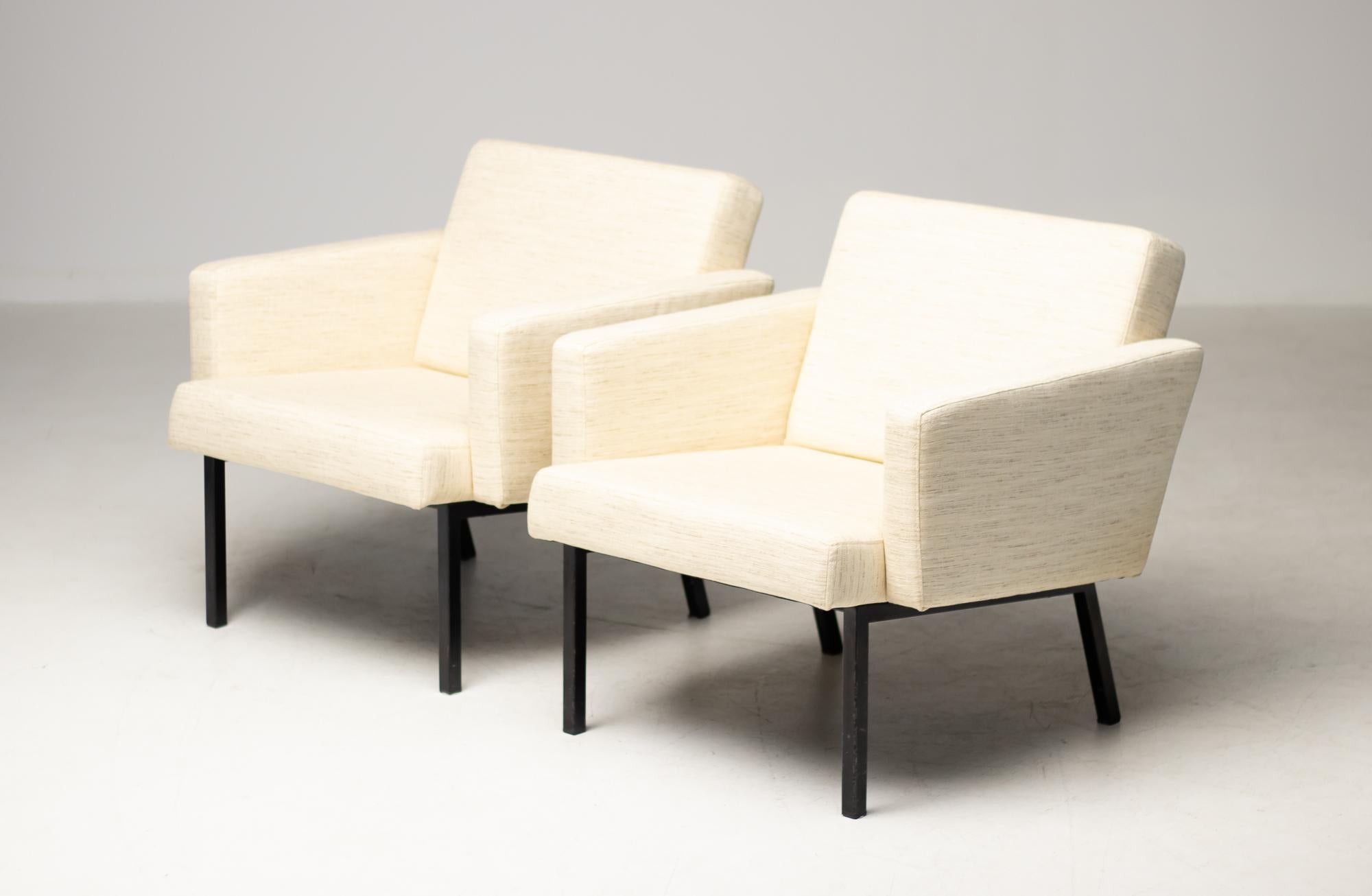 Mid-Century Modern Pair of Martin Visser SZ48 Lounge Chairs, 't Spectrum, 1964