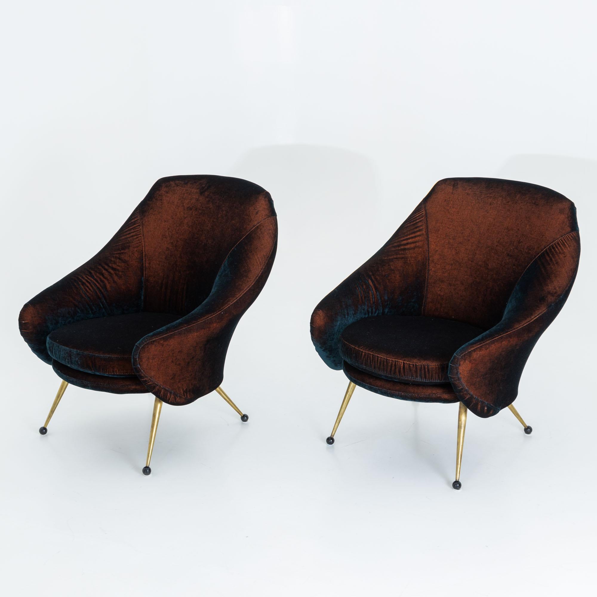 Paar Loungesessel „Martingala“ von Marco Zanuso für Arflex, Italien, um 1954 im Angebot 4