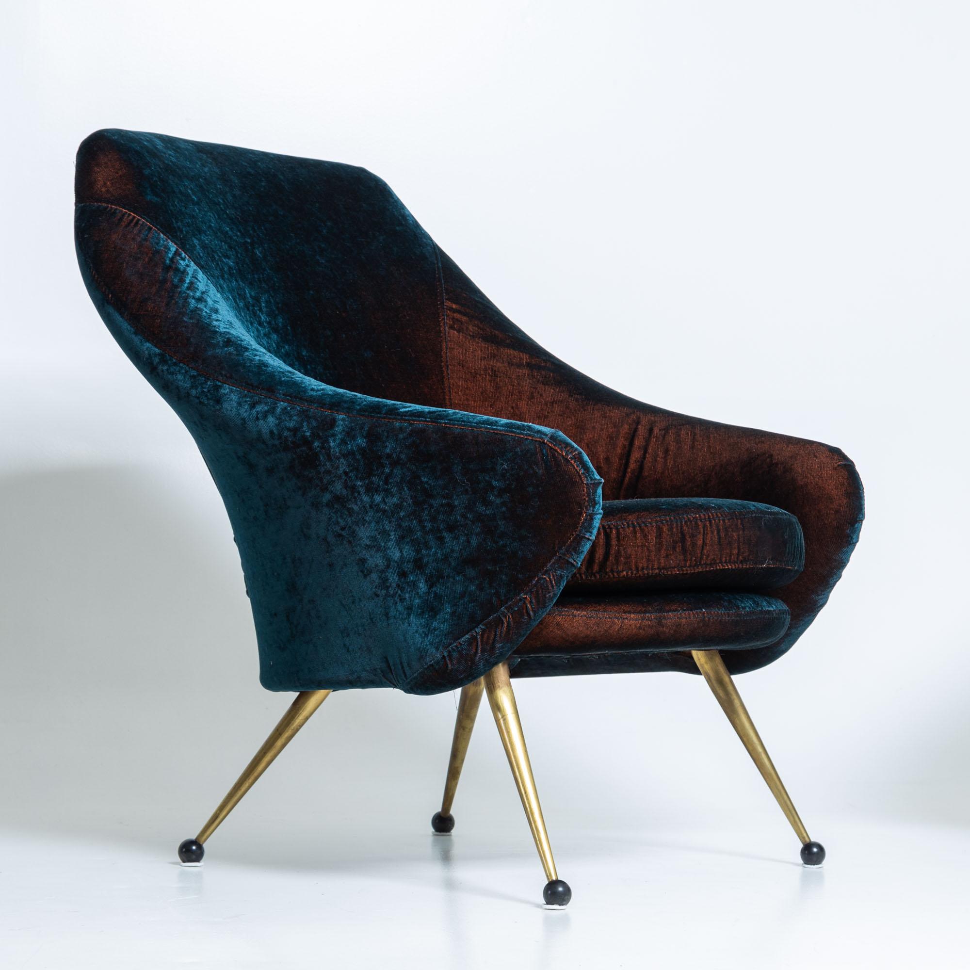 Paar Loungesessel „Martingala“ von Marco Zanuso für Arflex, Italien, um 1954 im Angebot 5
