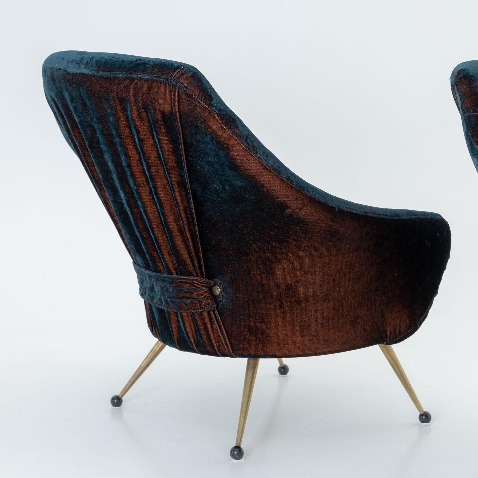 Paar Loungesessel „Martingala“ von Marco Zanuso für Arflex, Italien, um 1954 im Zustand „Gut“ im Angebot in New York, NY