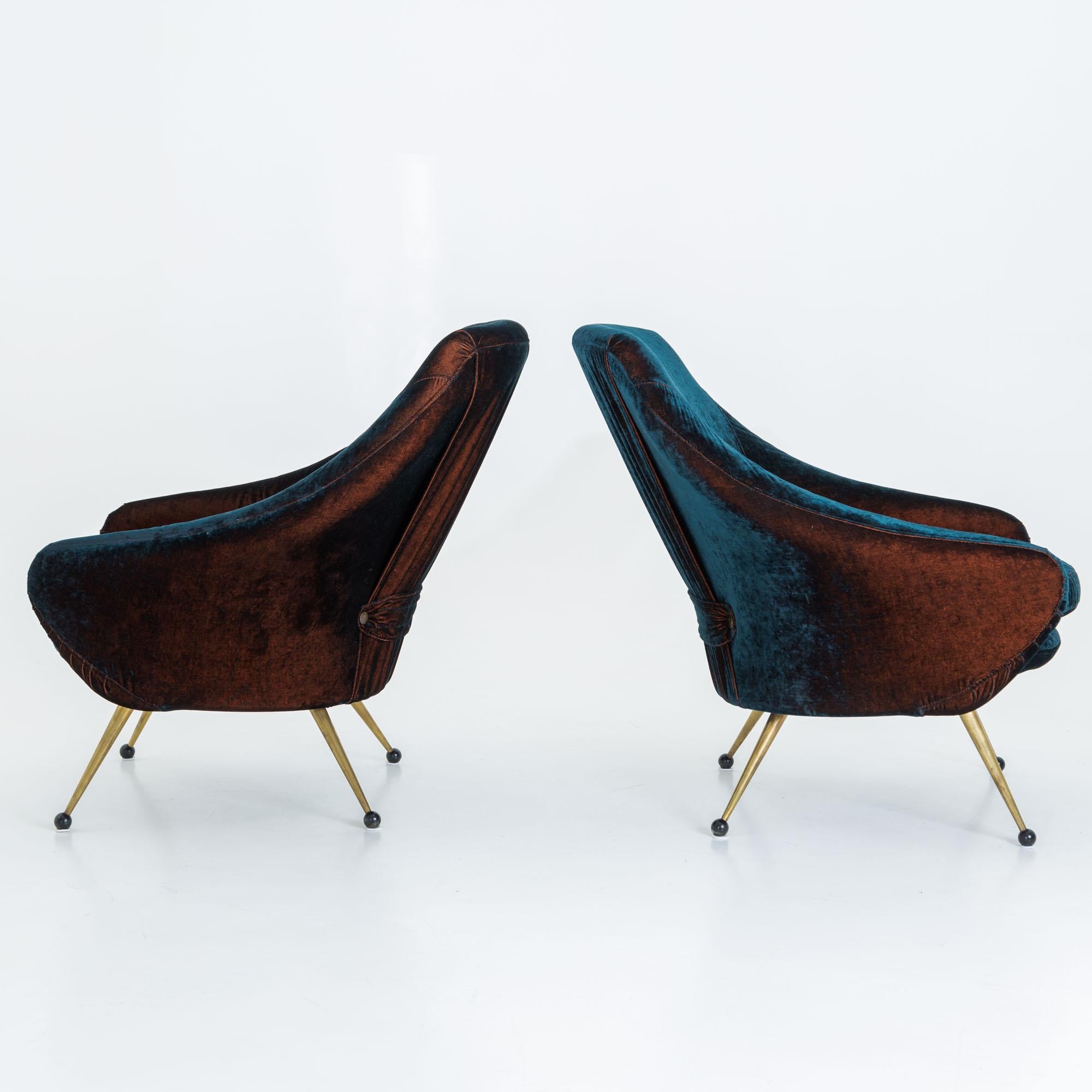Paar Loungesessel „Martingala“ von Marco Zanuso für Arflex, Italien, um 1954 im Angebot 3