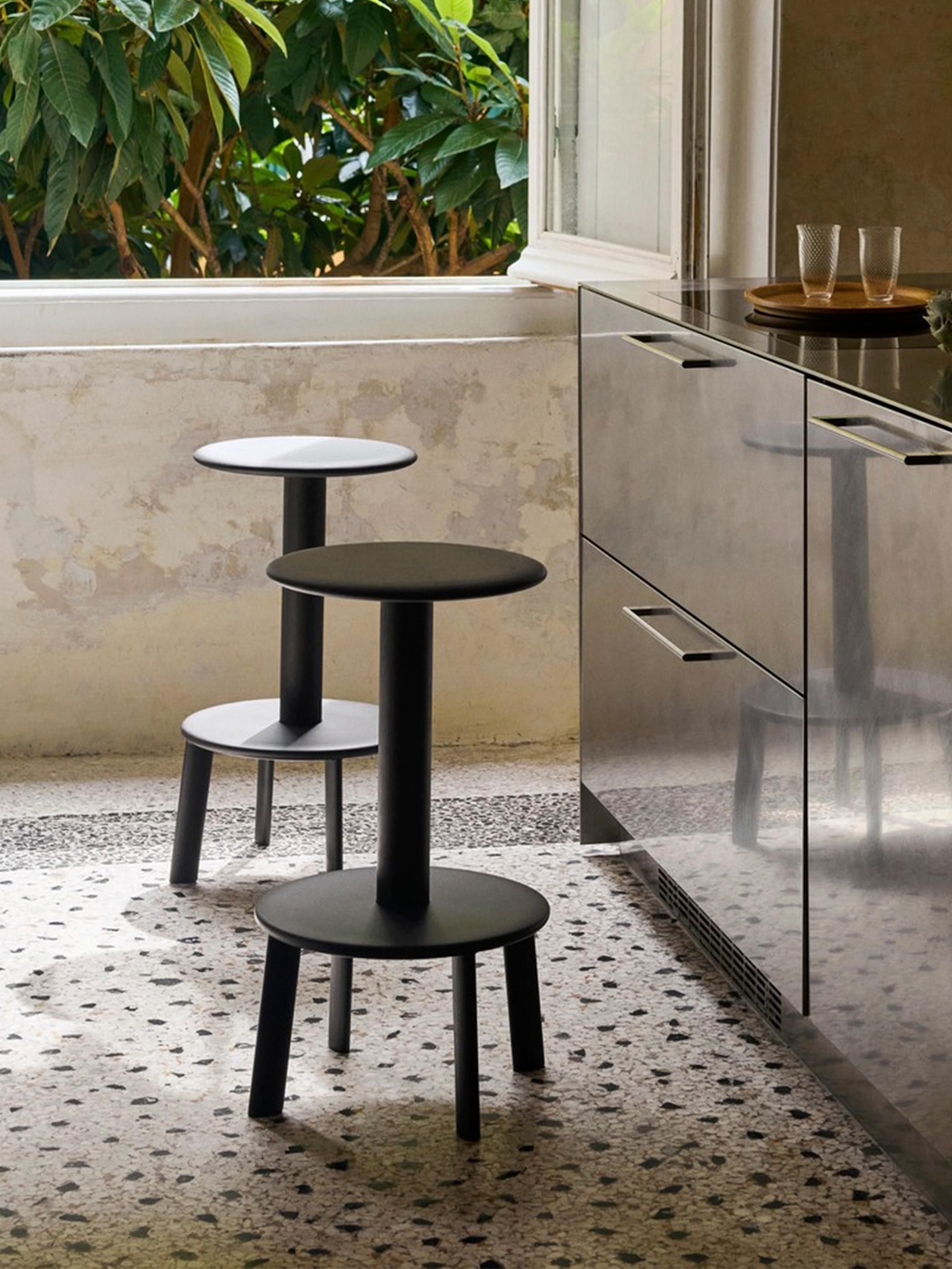 Pair of Massif Counter Stools, AV39, Dark Stained Oak by Anderssen & Voll for &T In New Condition For Sale In Dubai, AE