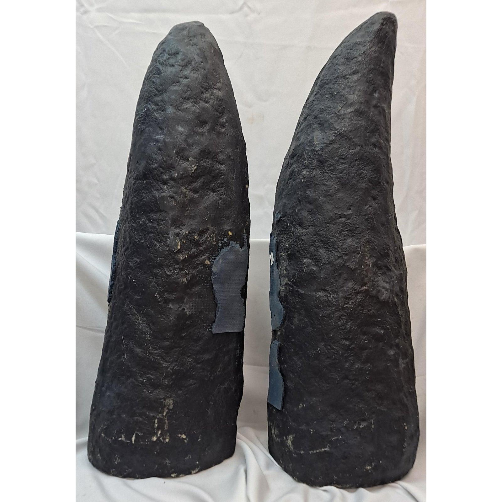 Pair of Massive Brazilian Cathedral Geodes In Good Condition For Sale In San Francisco, CA