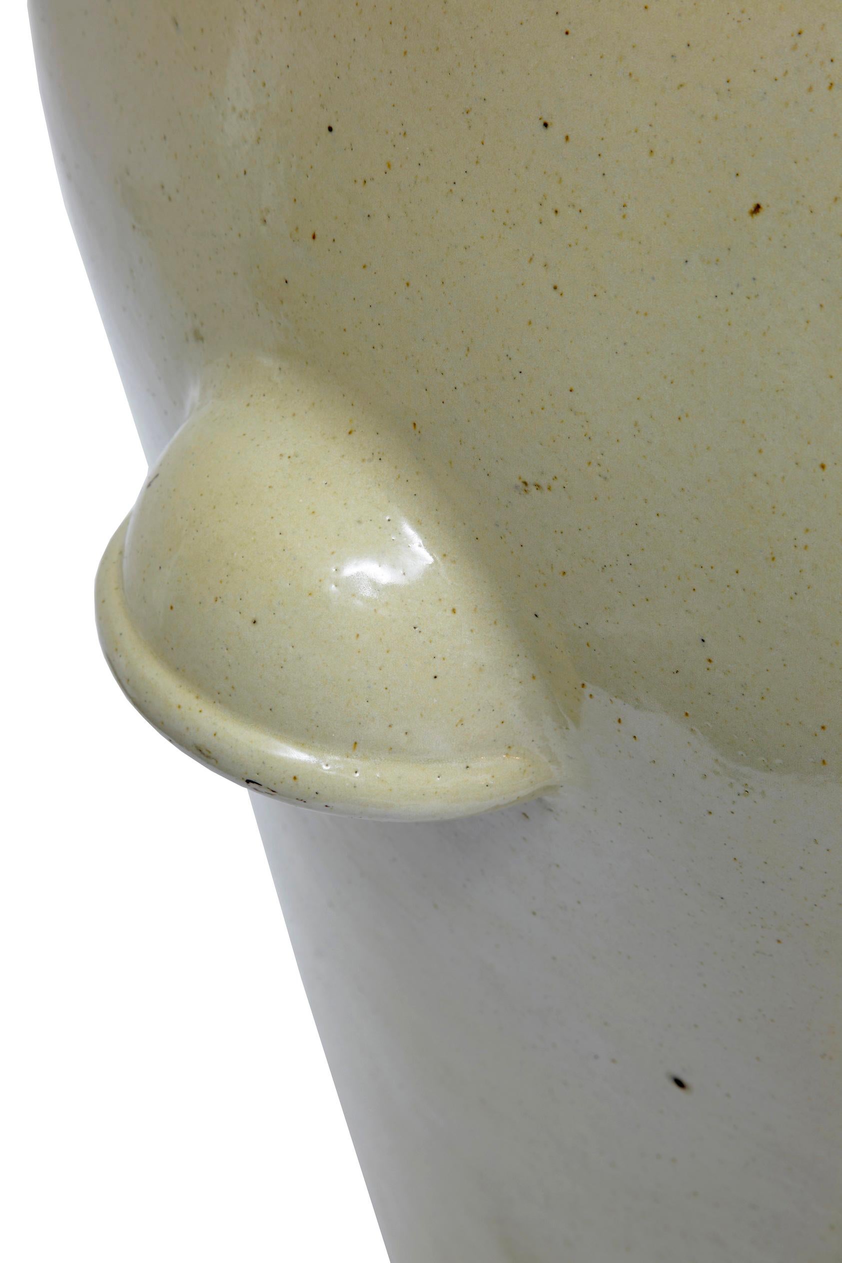 English Pair of massive Doulton of London rms shipping stoneware alcohol jars For Sale