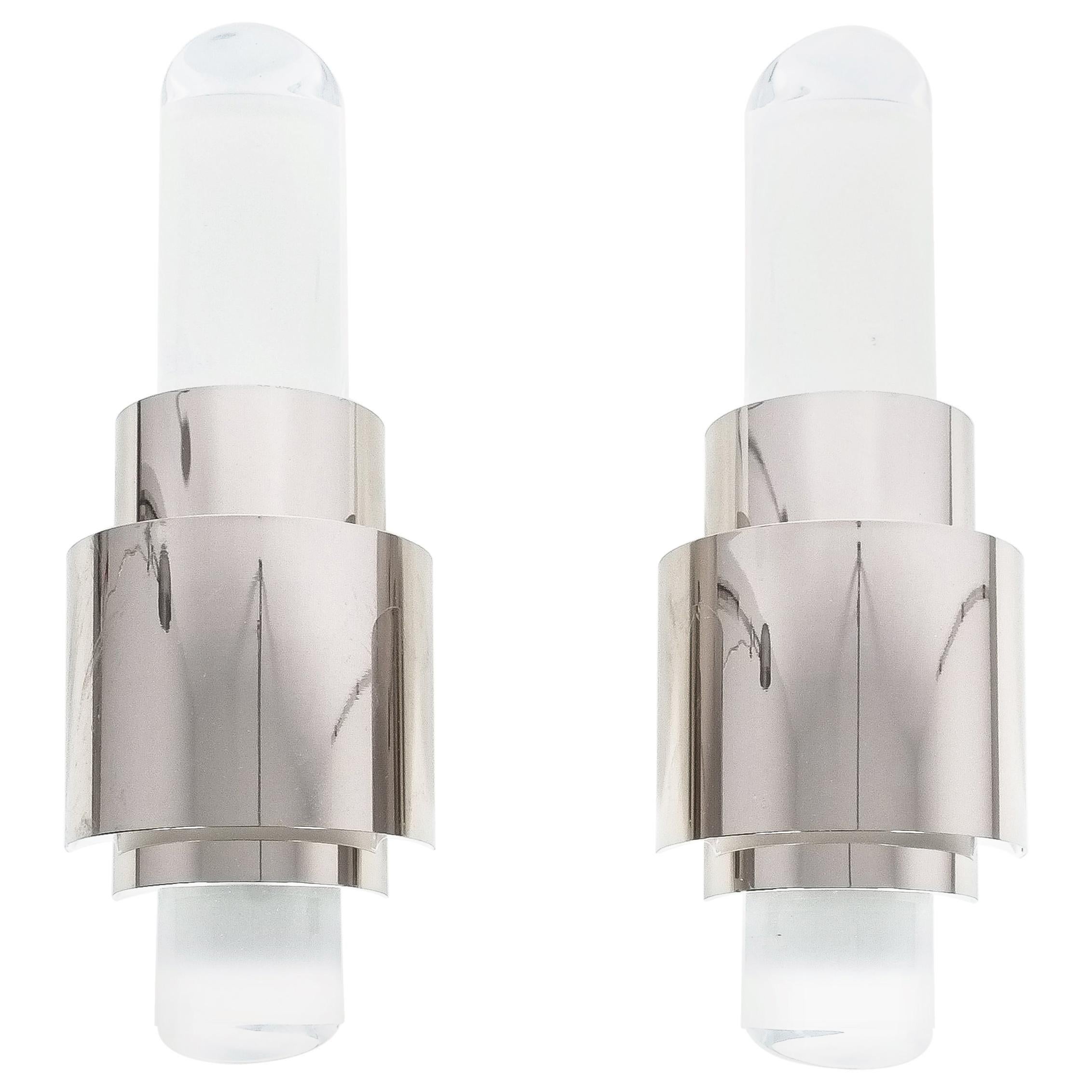 Chrome Picture Lights at 1stDibs