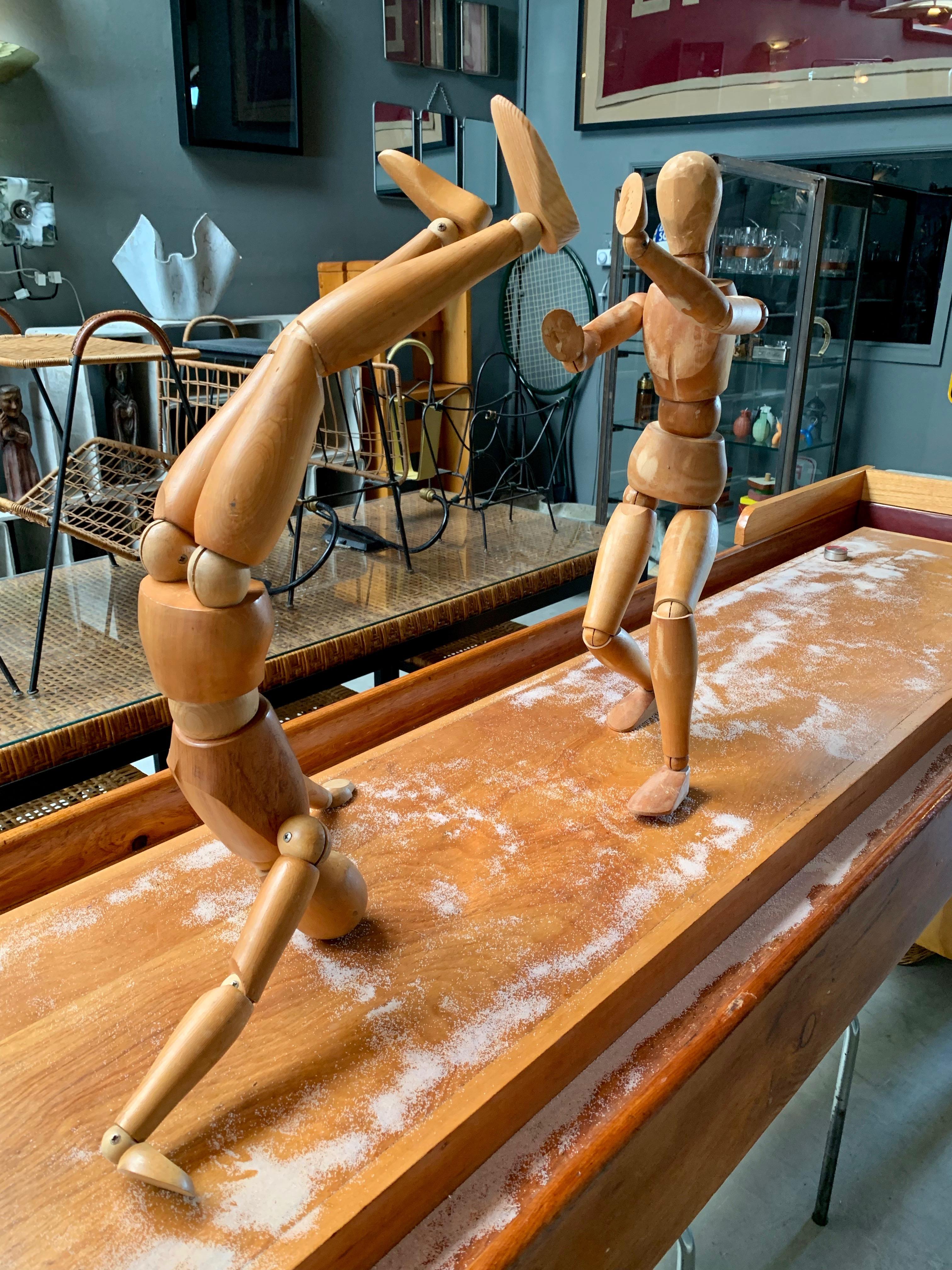 Pair of Massive Wood Articulating Artist Models 4