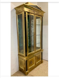 Mastercraft-Vitrinen/Displays aus Messing, Paar