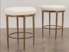Pair of Mastercraft Style Stool