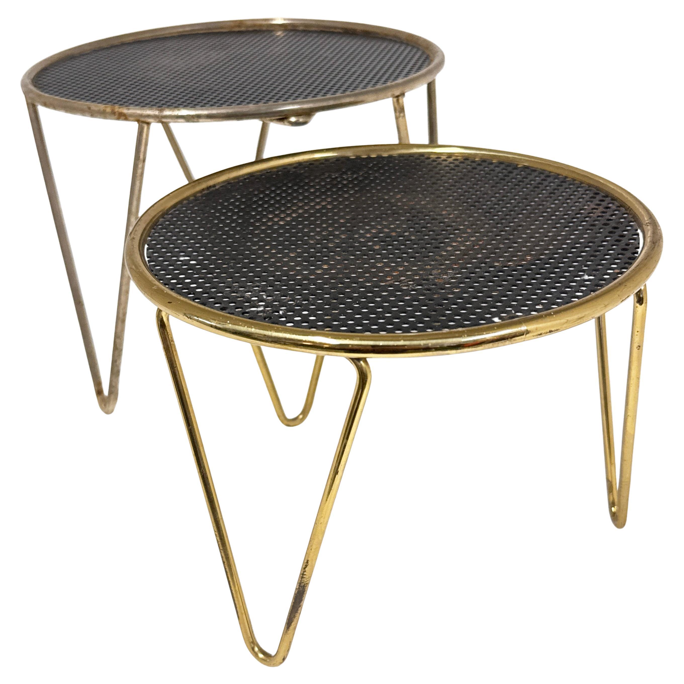 Pair of matching 1960's Brass Plant Stands
