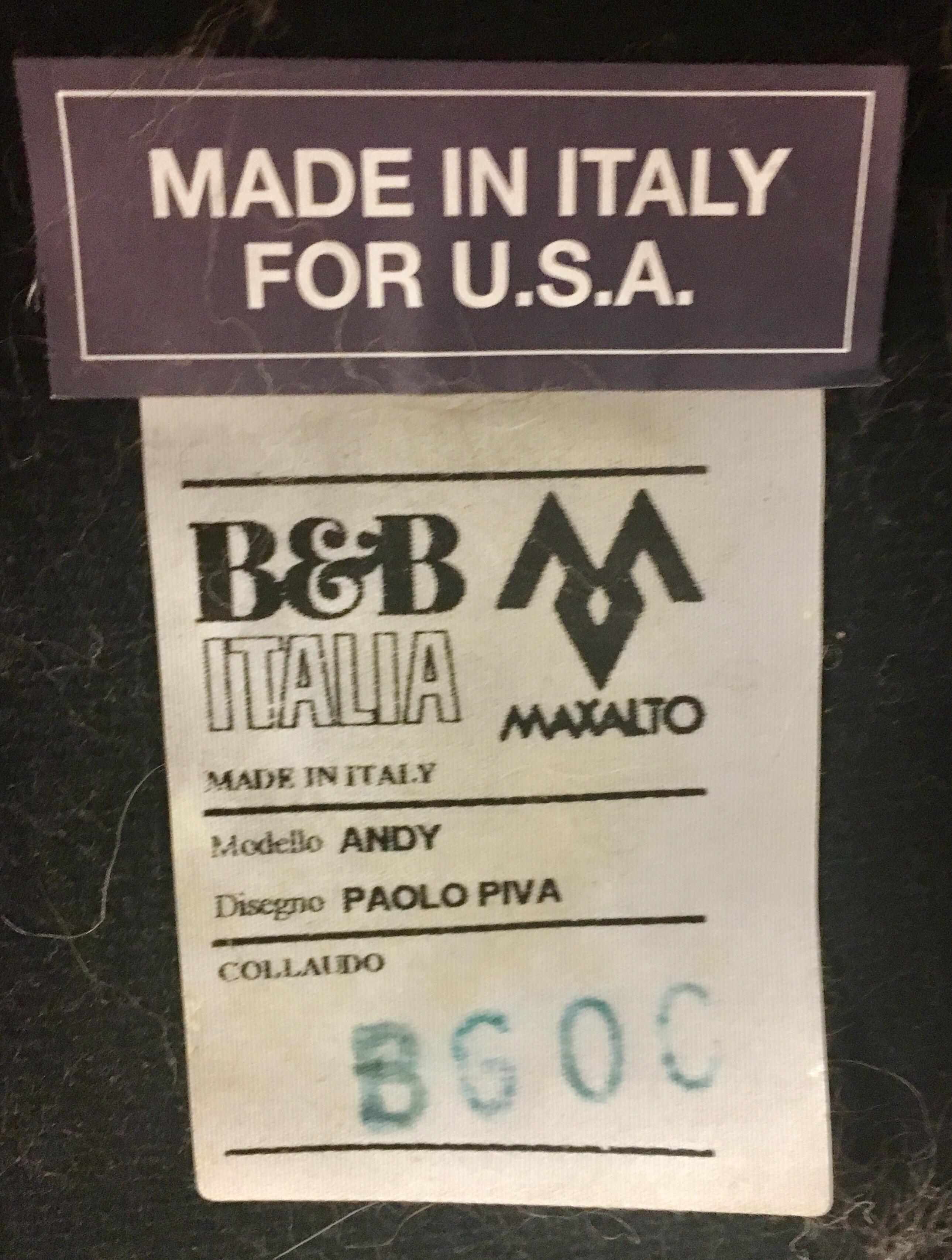 Zwei passende B&B Italia-Sofas im italienischen Paolo Piva-Design, zweiteilig 14