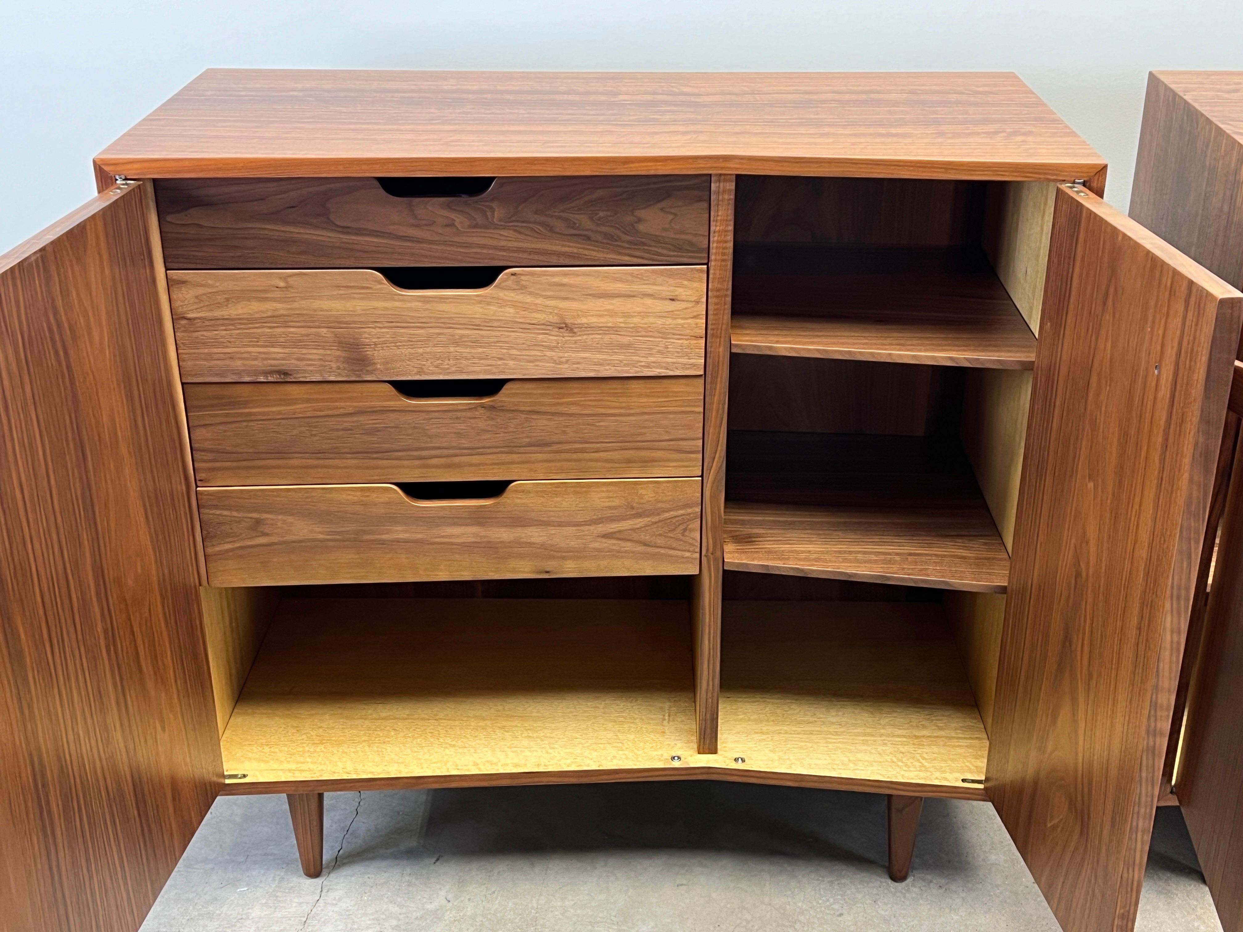 Pair of Matching Cabinets by Bertha Schaefer for Singer and Sons For Sale 2