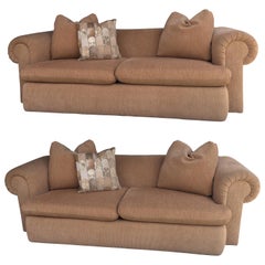 Vintage Pair of Matching Custom Made Steve Chase Sofas