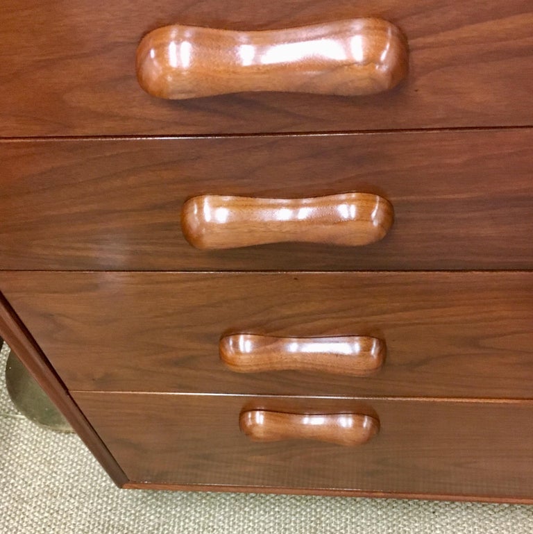 Pair of Matching Danish Modern Bedroom Dressers Chest of Drawers at 1stDibs