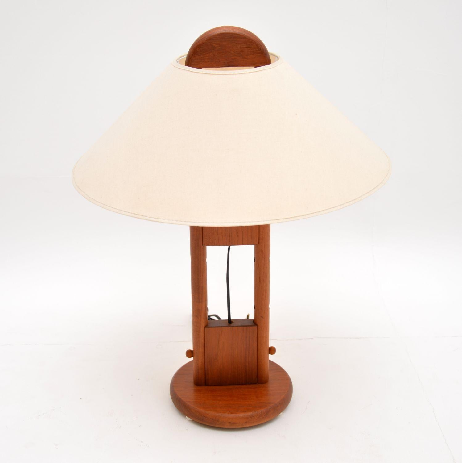 Pair of Matching Danish Vintage Teak Table / Floor Lamps 7
