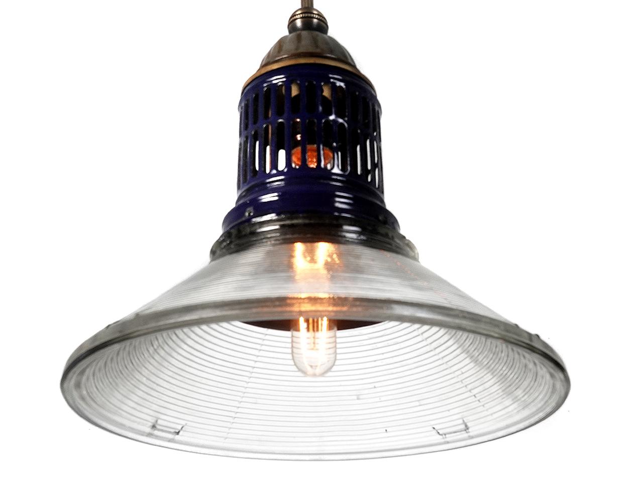 American Pair of Matching Prismatic Gas Lamps For Sale