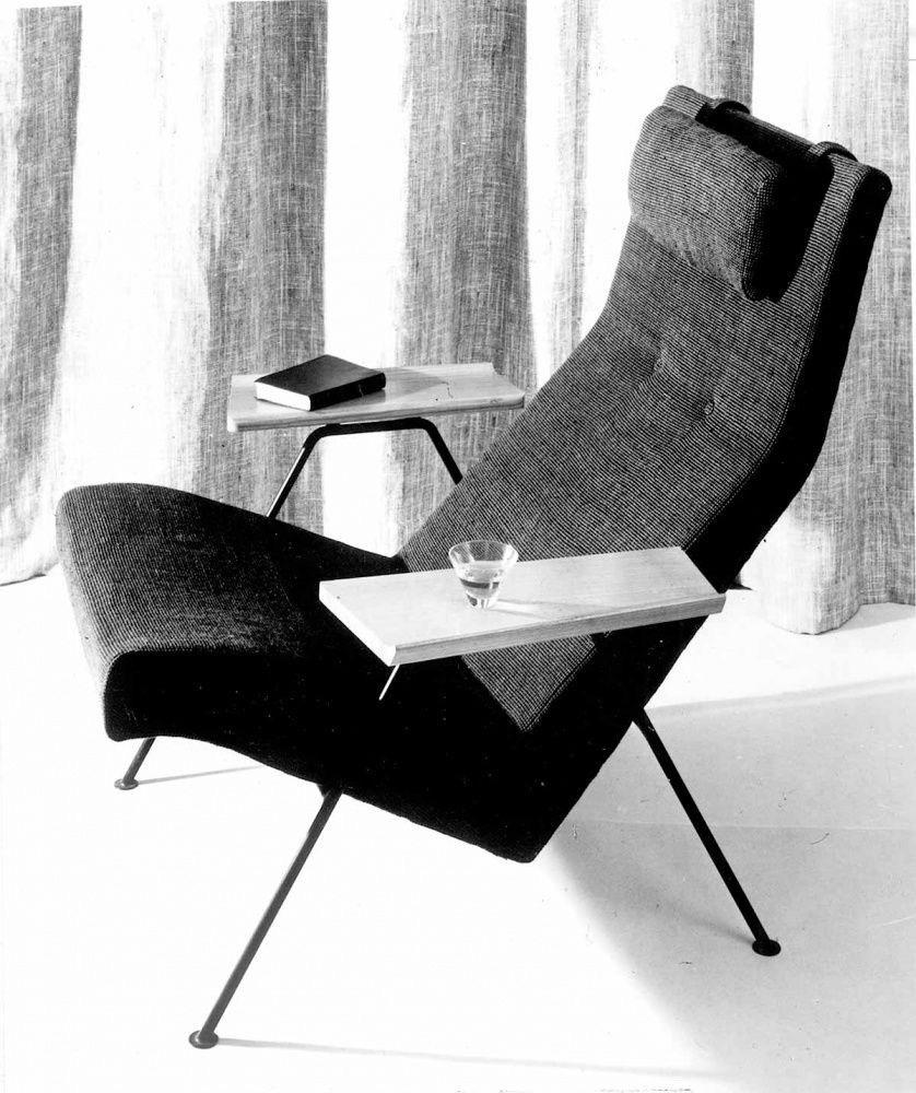 Pair Of Matching Robin Day For Hille 1952 Reclining Lounge Chairs Mid Century 3