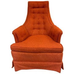Pair of Matching Vintage Adrian Pearsall Upholstered Chairs Armchairs