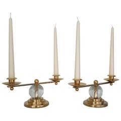 Pair of Mathias Creation Candlesticks, 1970s