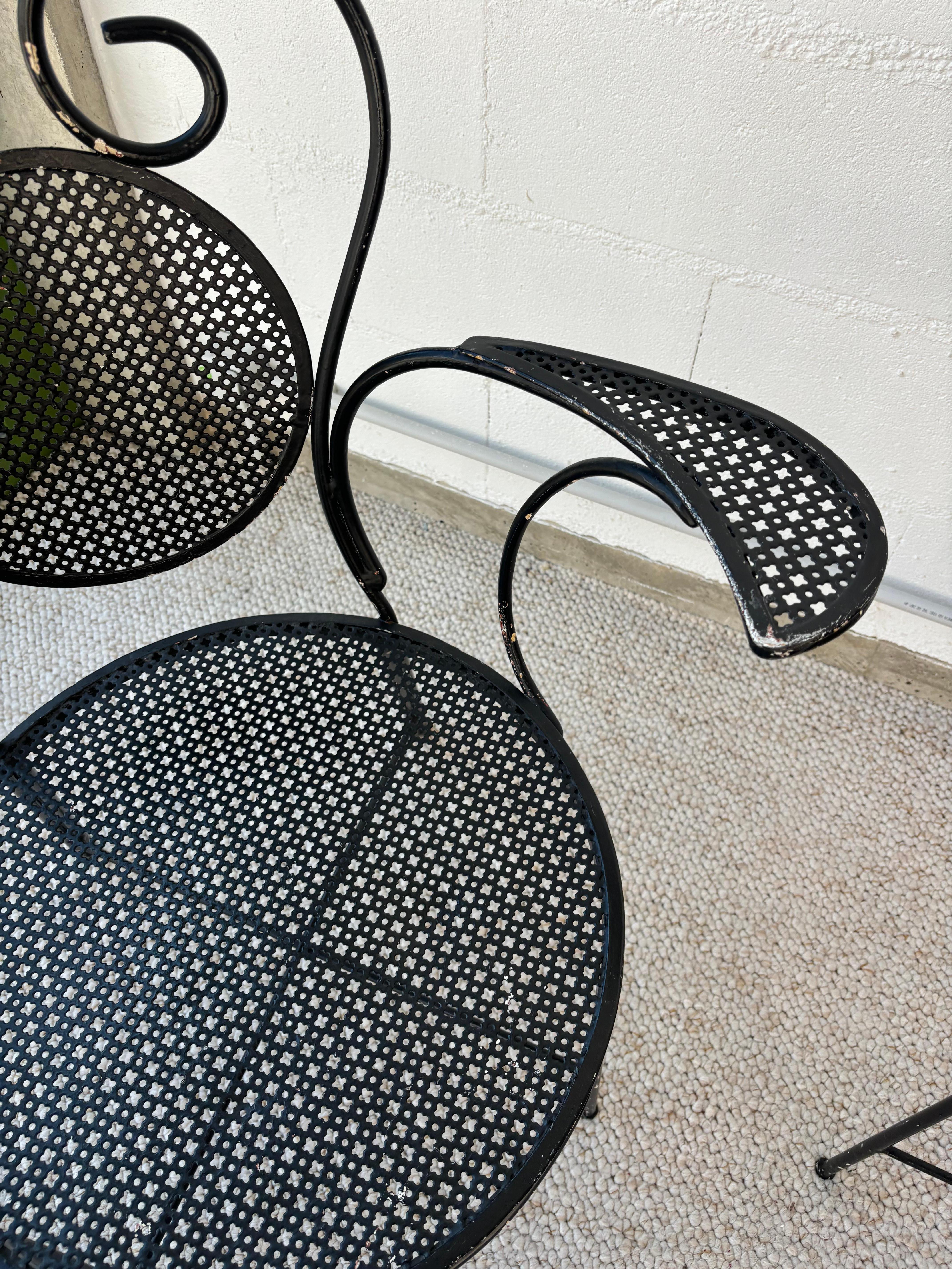 Pair of Mathieu Matégot Chairs For Sale 1