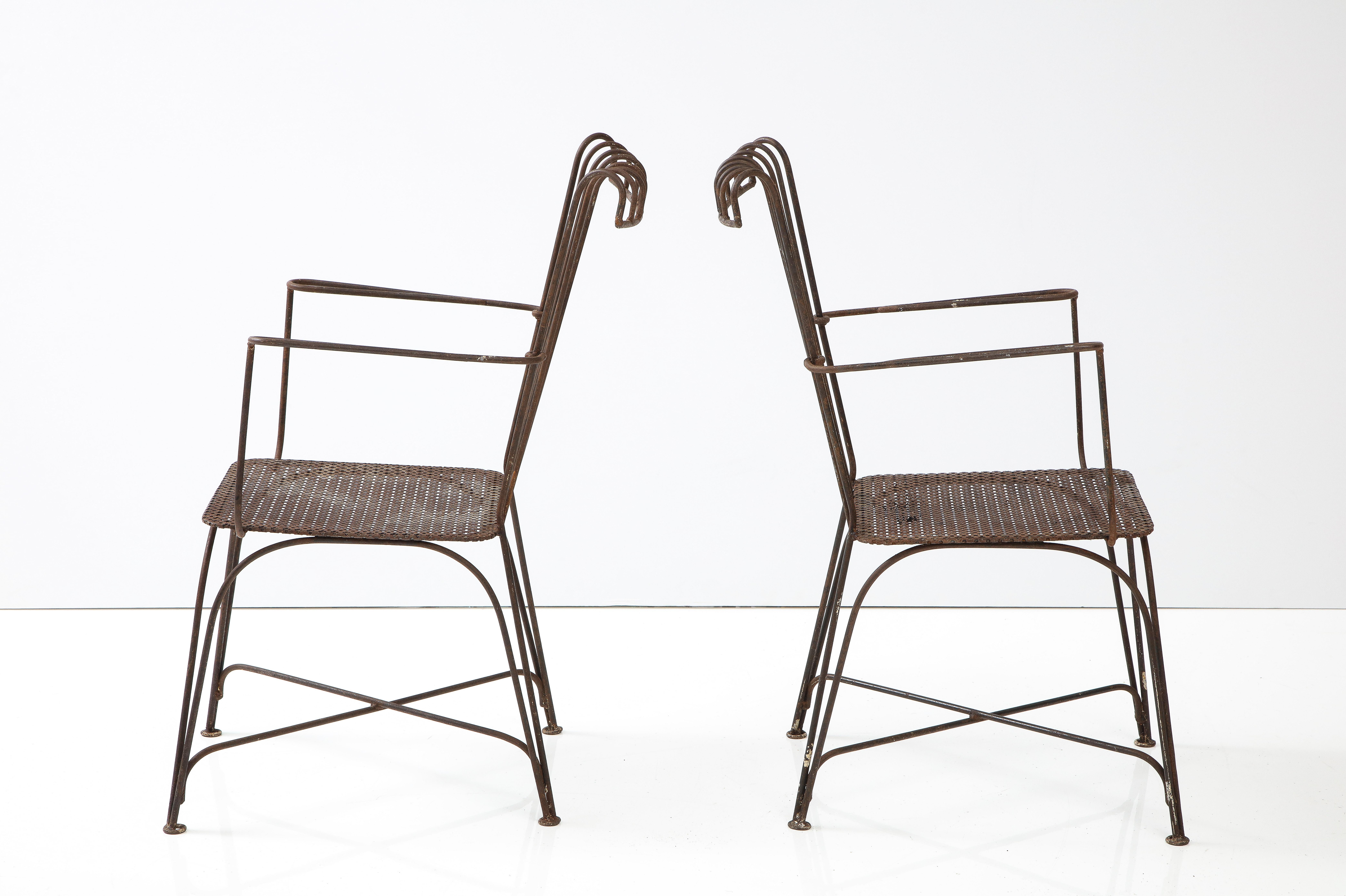 Pair of Mathieu Mategot Chairs, France, C. 1950 3