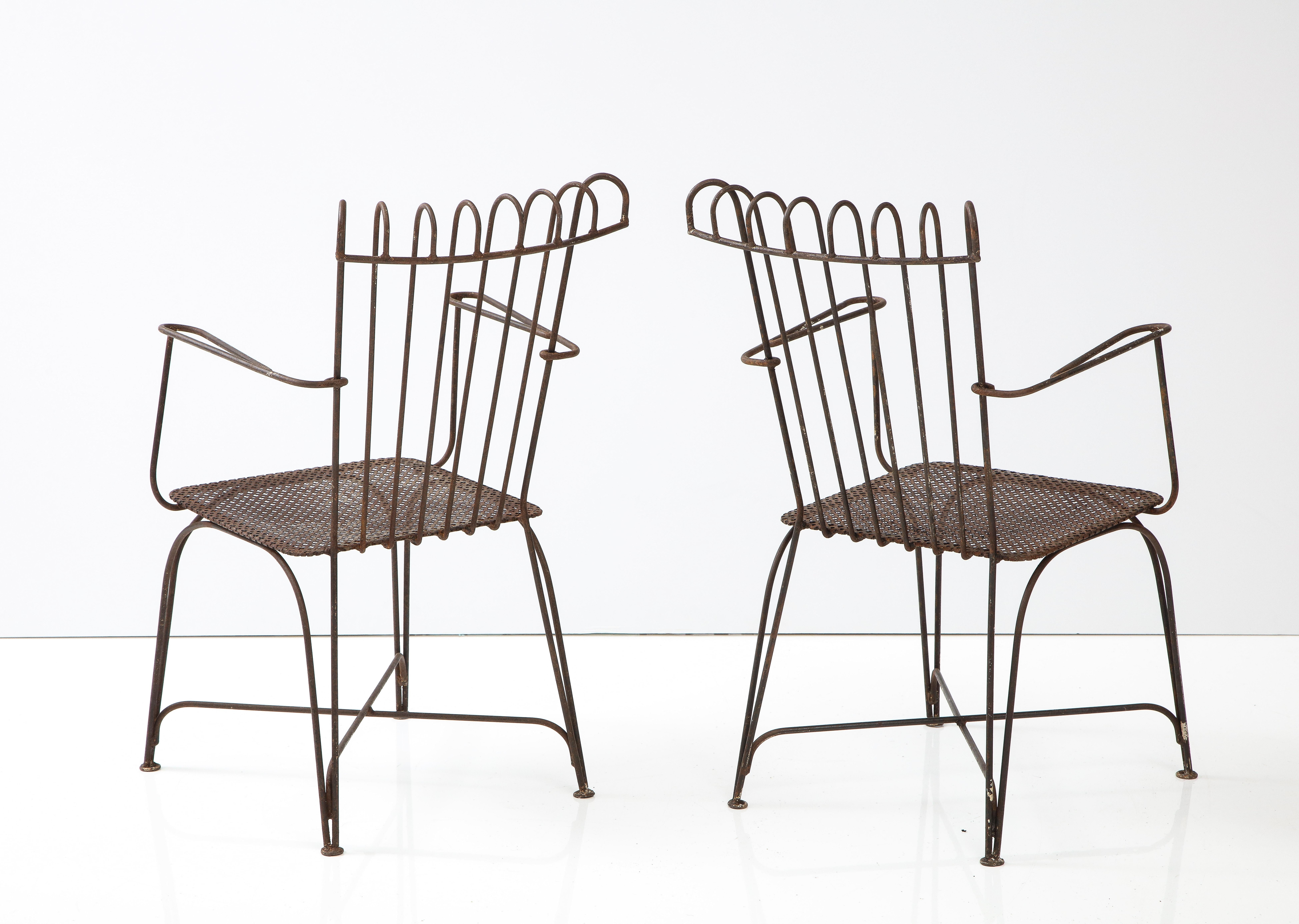 Pair of Mathieu Mategot Chairs, France, C. 1950 5