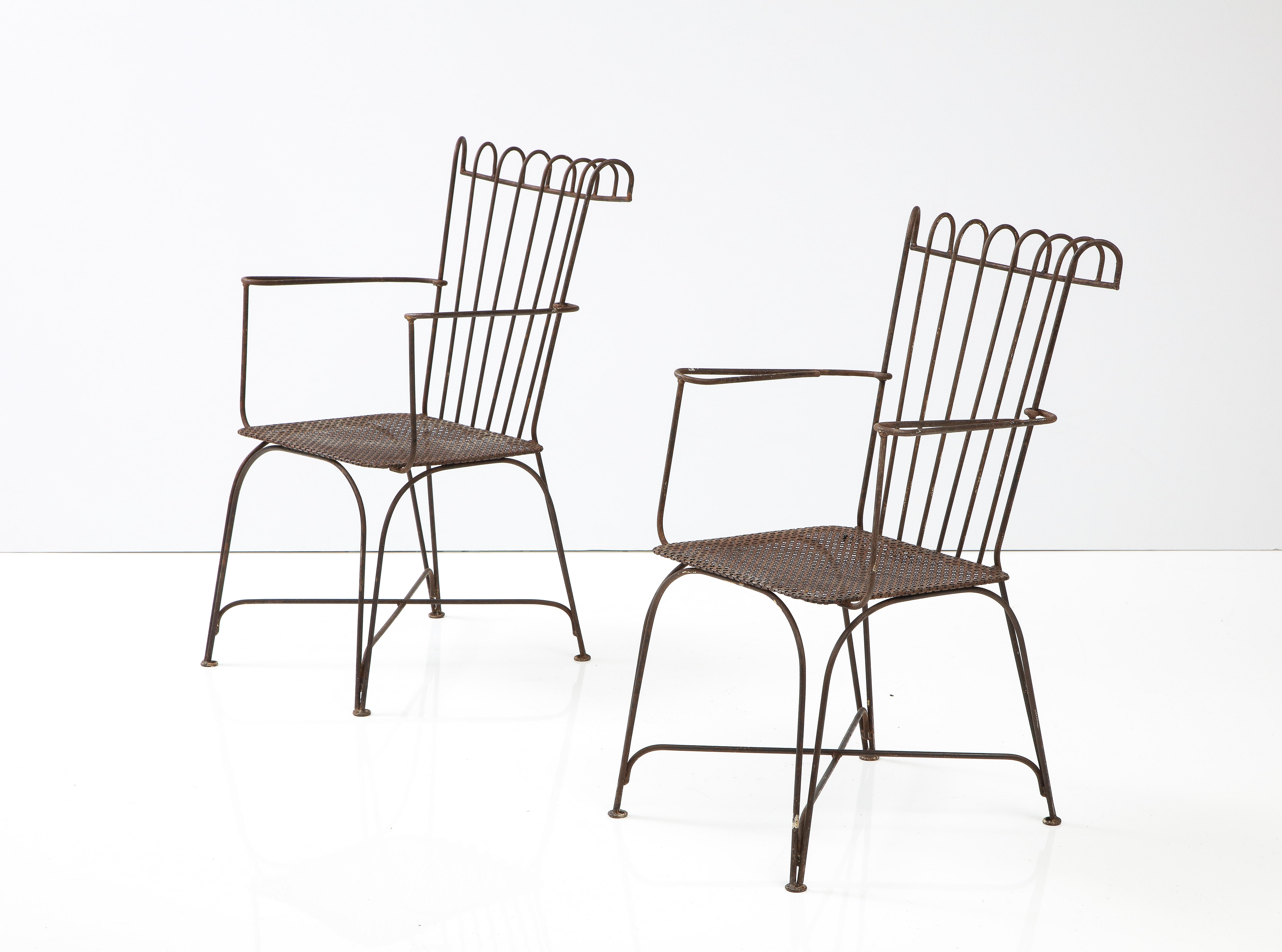 Pair of Mathieu Mategot Chairs, France, C. 1950 7