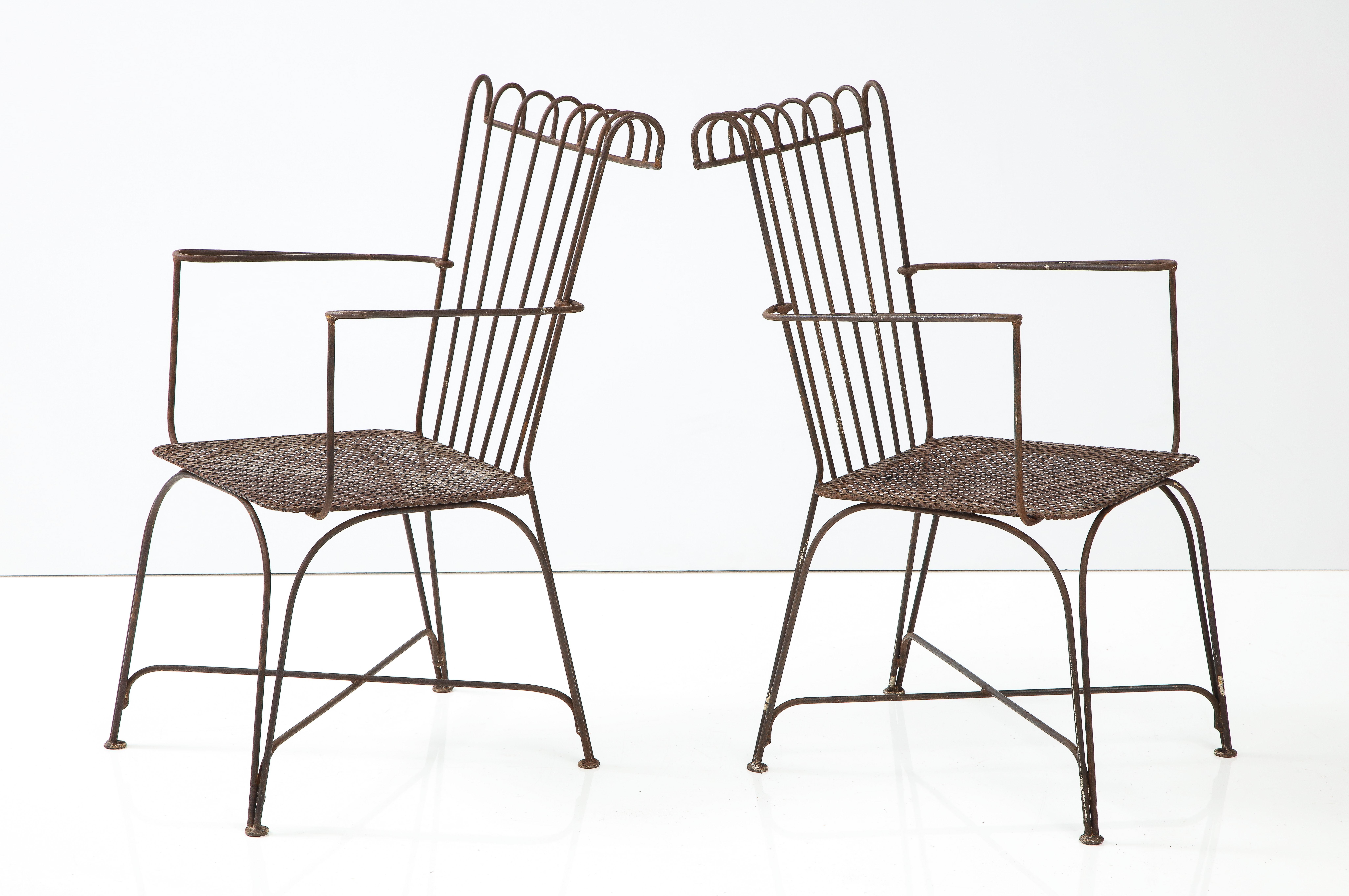 Pair of Mathieu Mategot Chairs, France, C. 1950 2