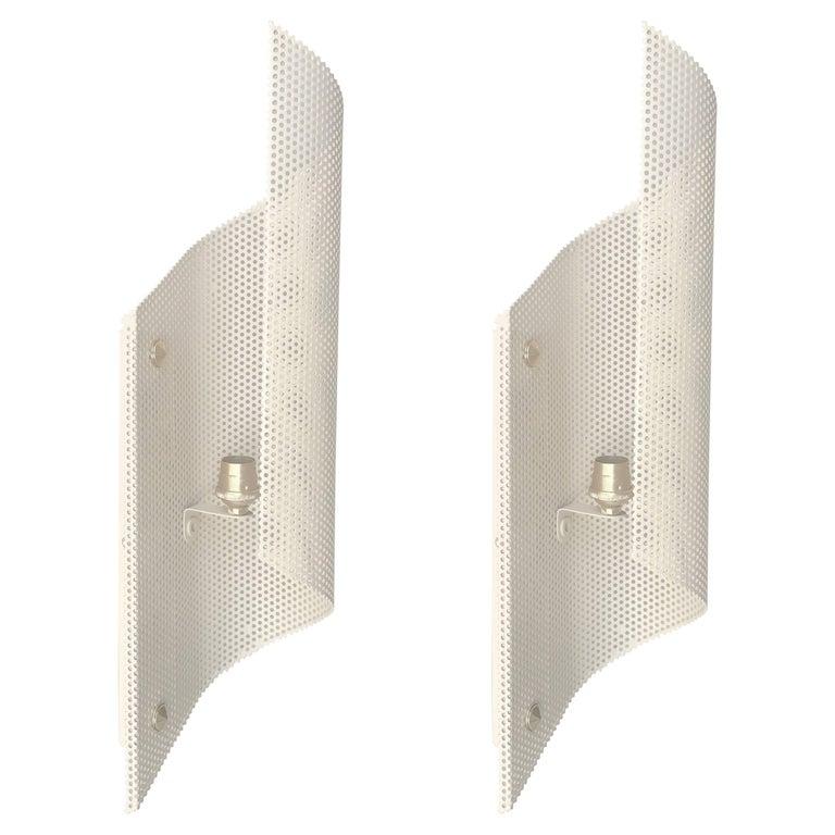 Pair of Mathieu Mategot Sconces French Mid-Century Modern  For Sale 1