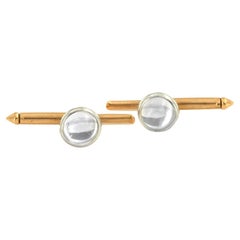 Pair of Mauboussin Moonstone Shirt Studs Circa 1910-20