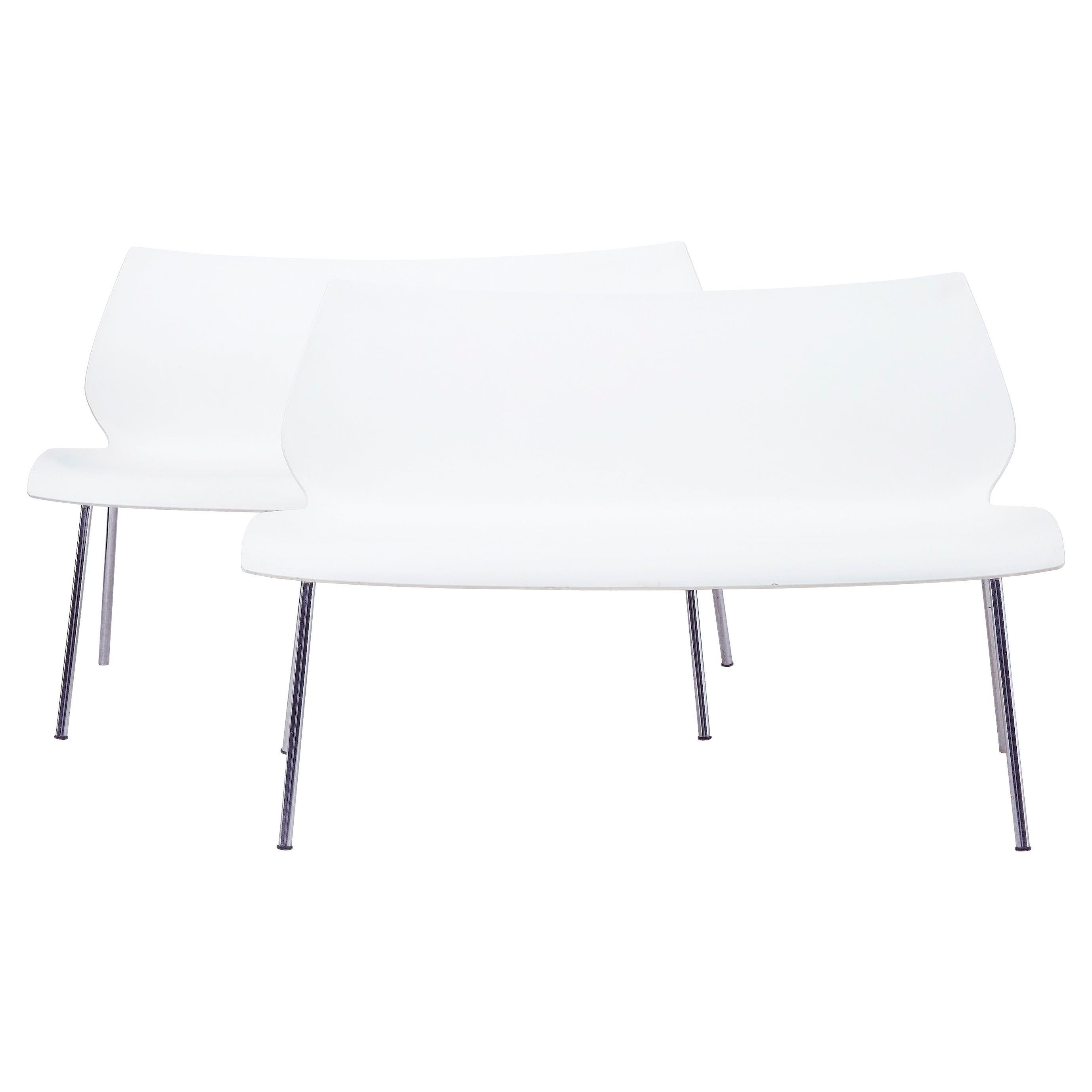 Pair of maui sofas by Vico Magistretti for Kartell