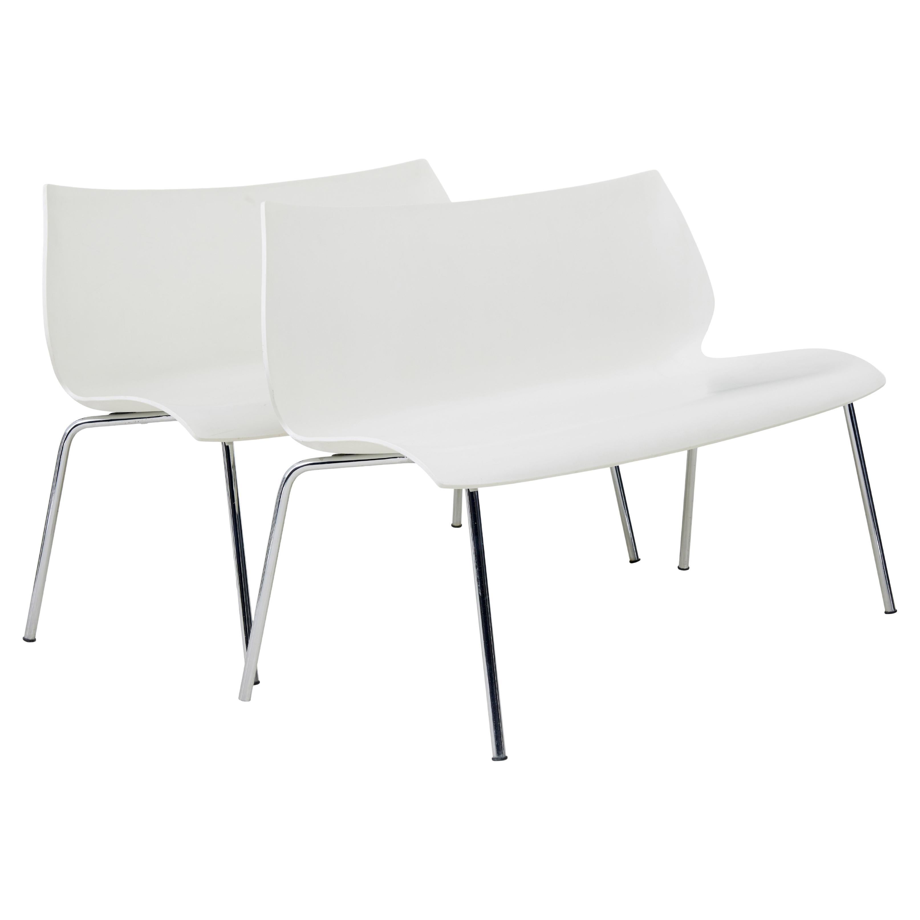 Pair of maui sofas by Vico Magistretti for Kartell For Sale