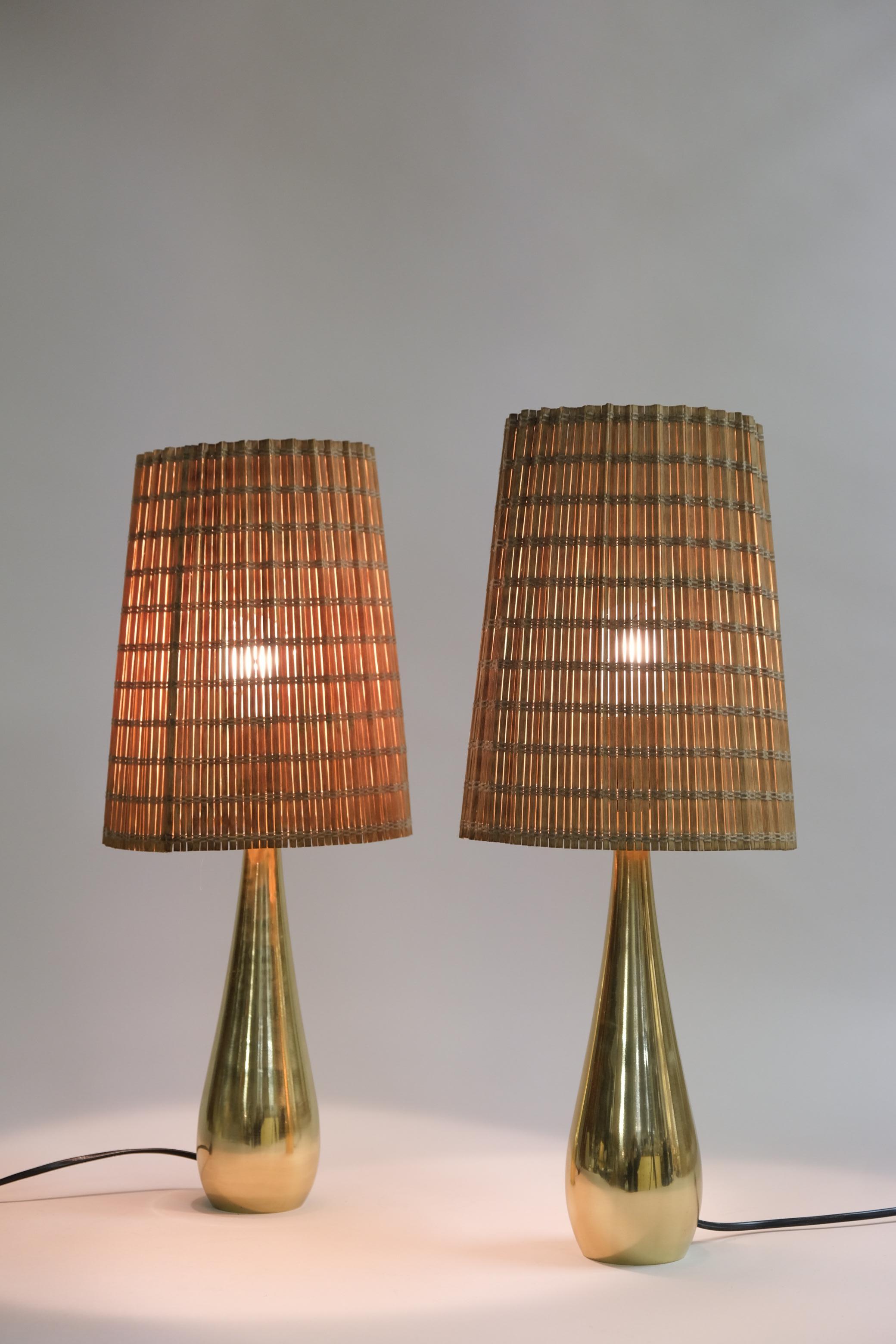 Paire de lampes de table 