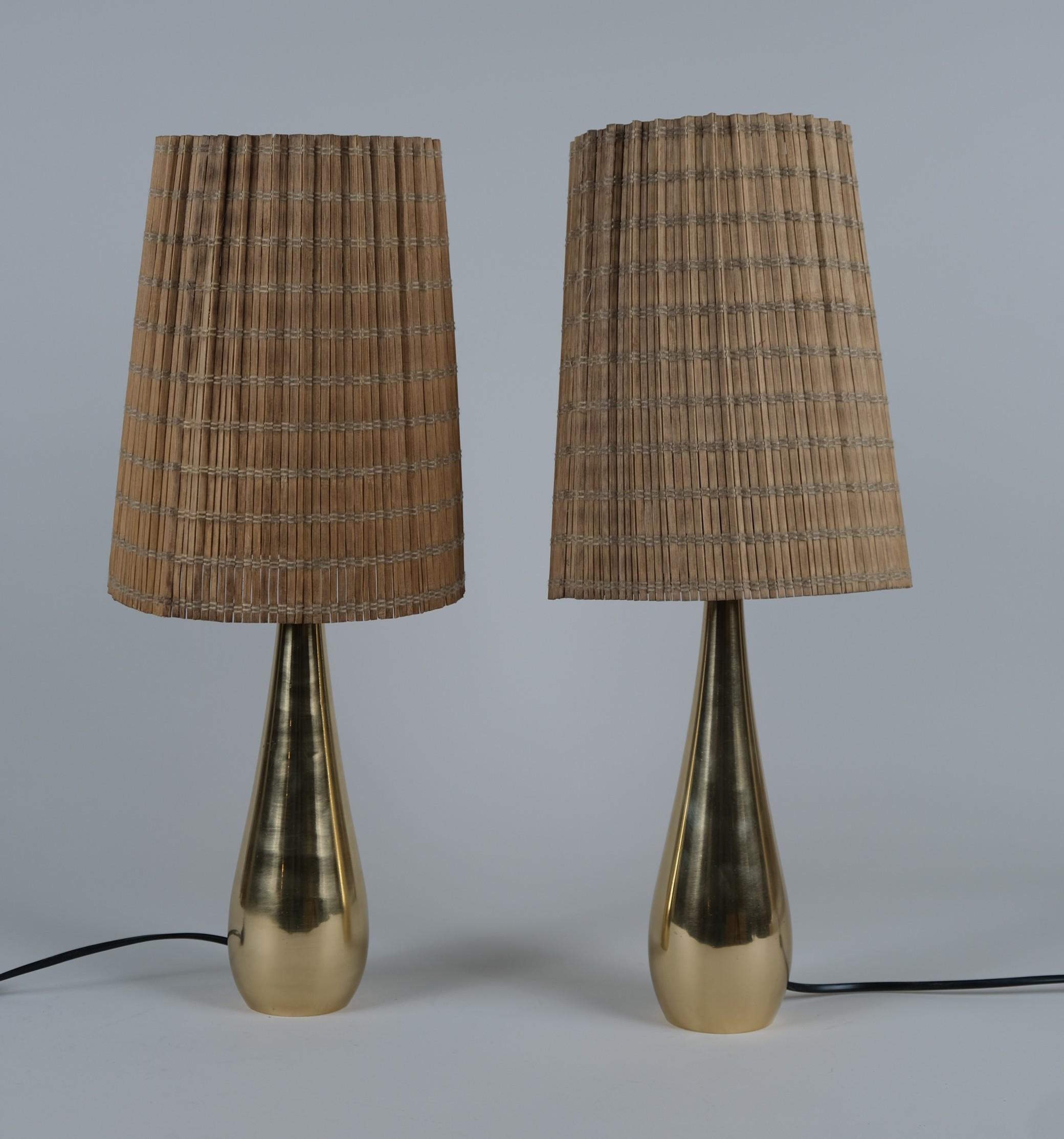 Paire de lampes de table 