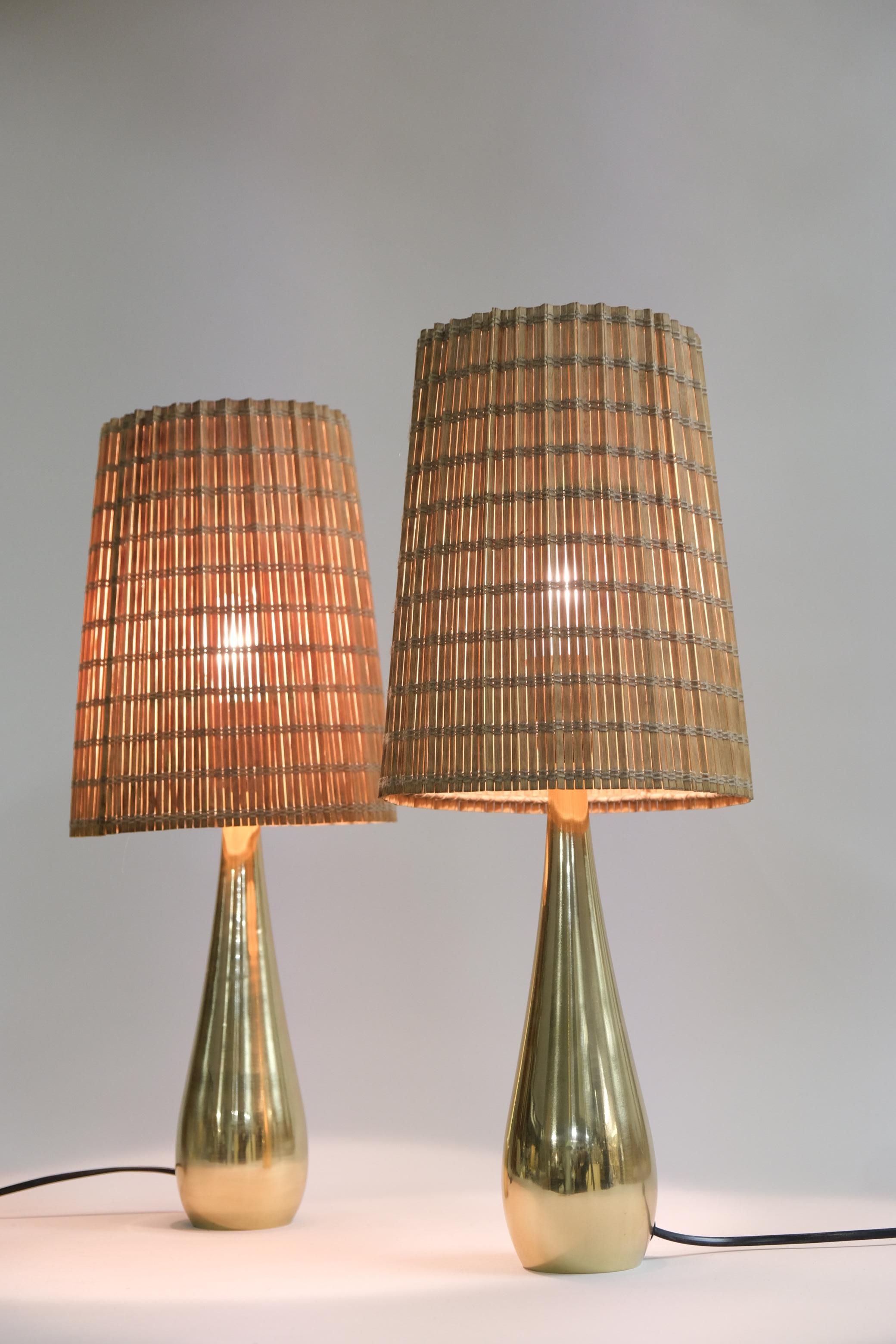Finlandais Paire de lampes de table 