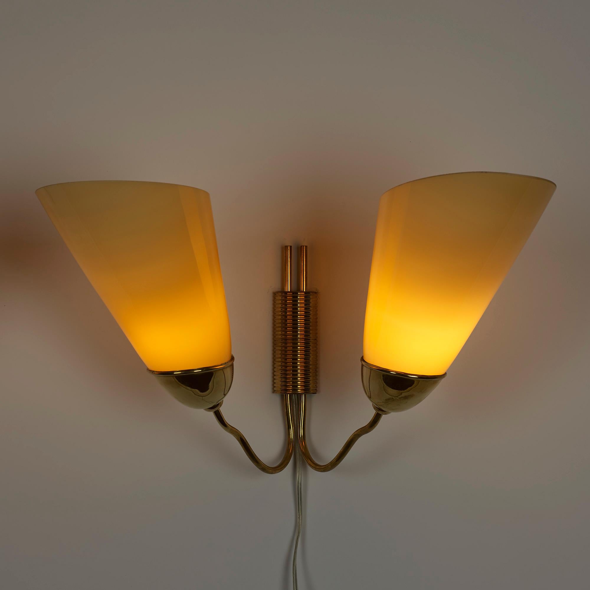 Finnish Pair of Mauri Almari Sconces For Sale