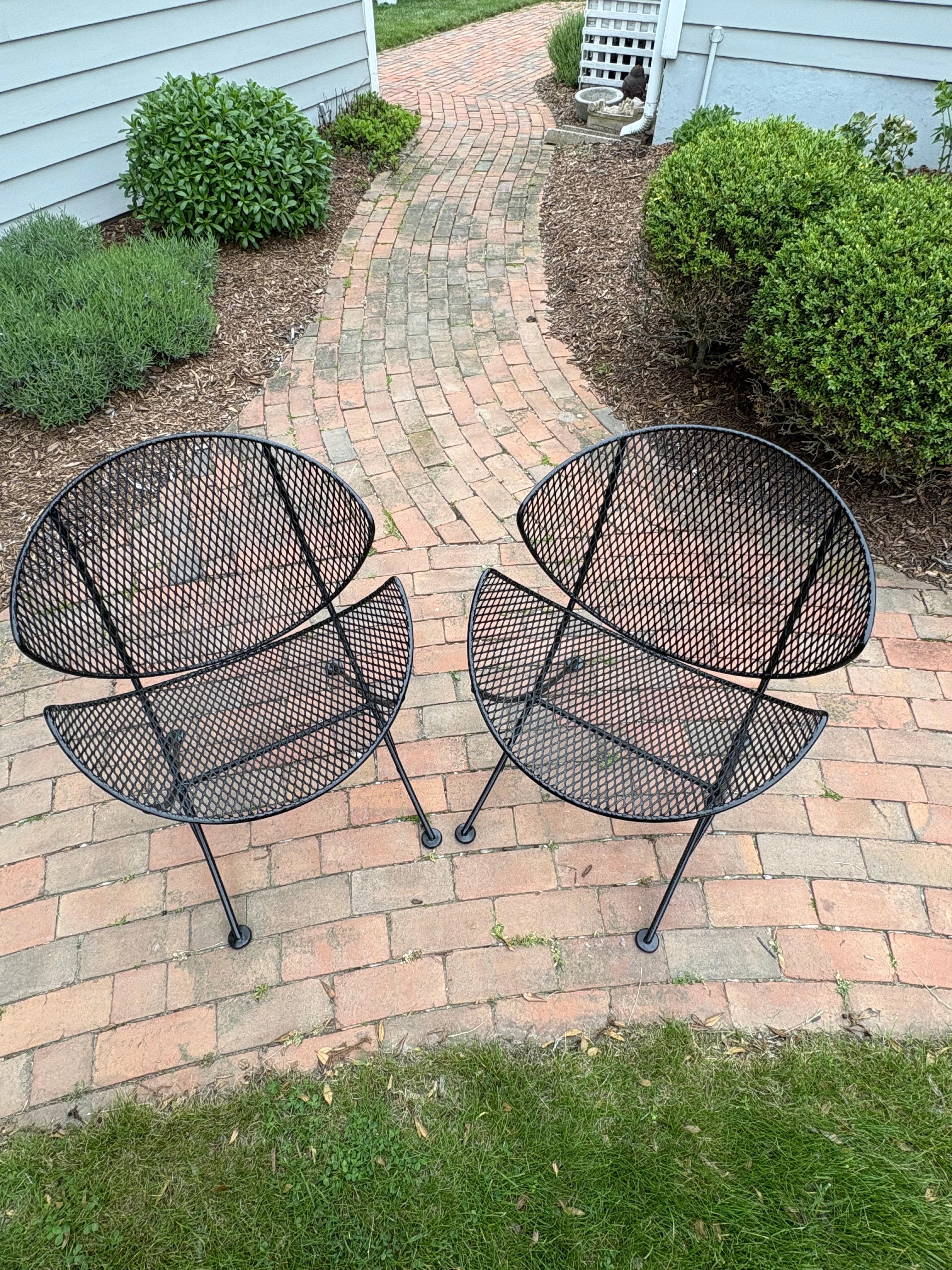 Pair of Maurizio Tempestini “Clamshell “or “Orange Slice” Chairs for Salterini For Sale 10