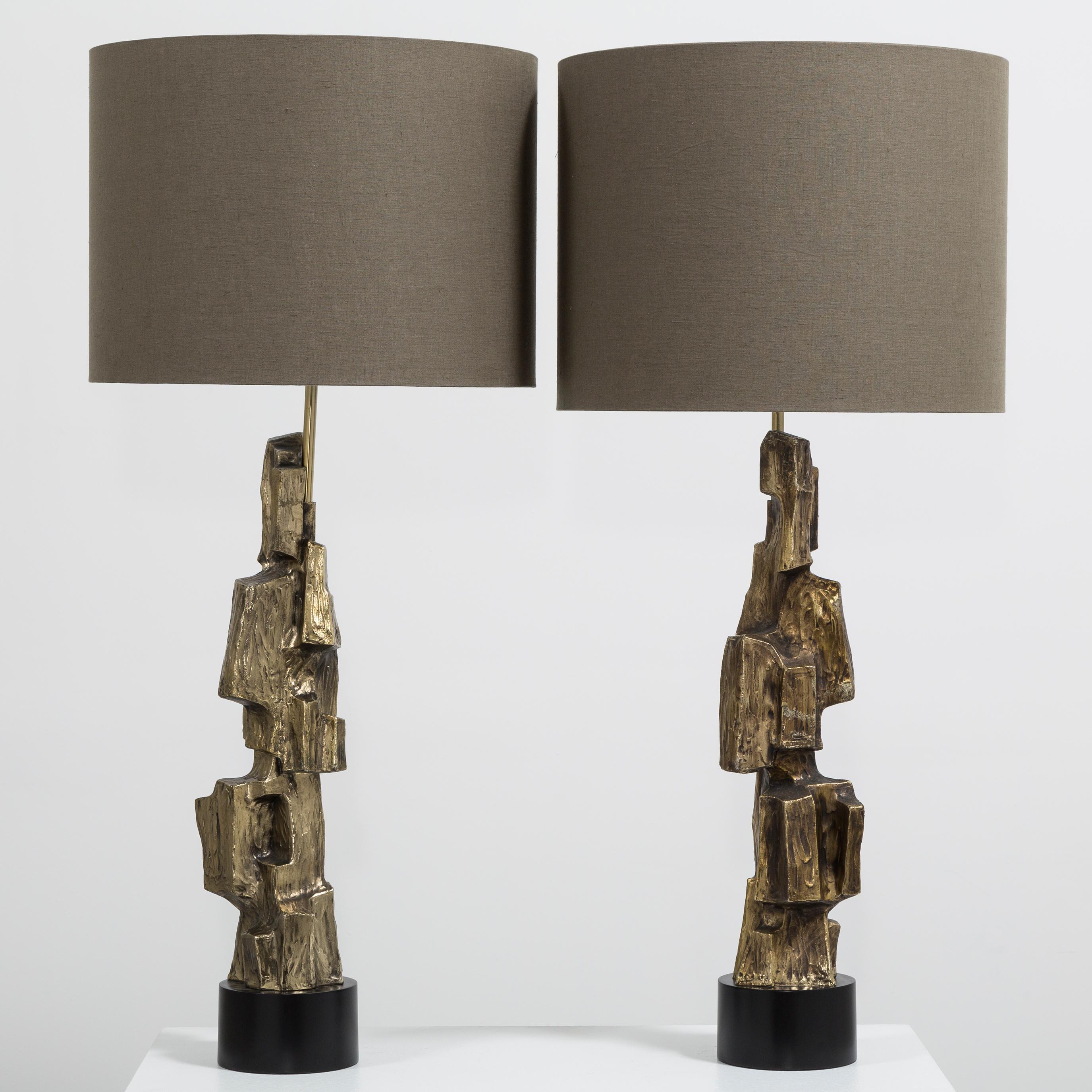 Pair of Maurizio Tempestini Designed Table Lamps, 1970s In Good Condition In London, GB