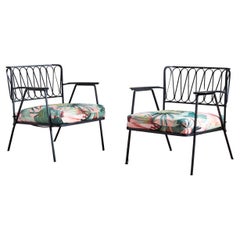 Pair of Maurizio Tempestini Ribbon Chairs for Salterini