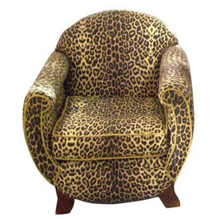 cheetah print rocker chair