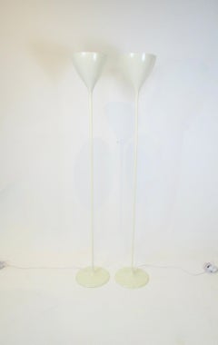 Stehlampen von Max Bill Torchiere, B.A.G. Turgi, Schweiz, Paar