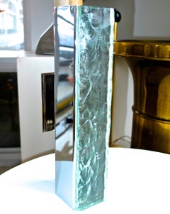 Coppia di lampade da parete in vetro cesellato e nichel di Max Ingrand per Fontana Arte #2368