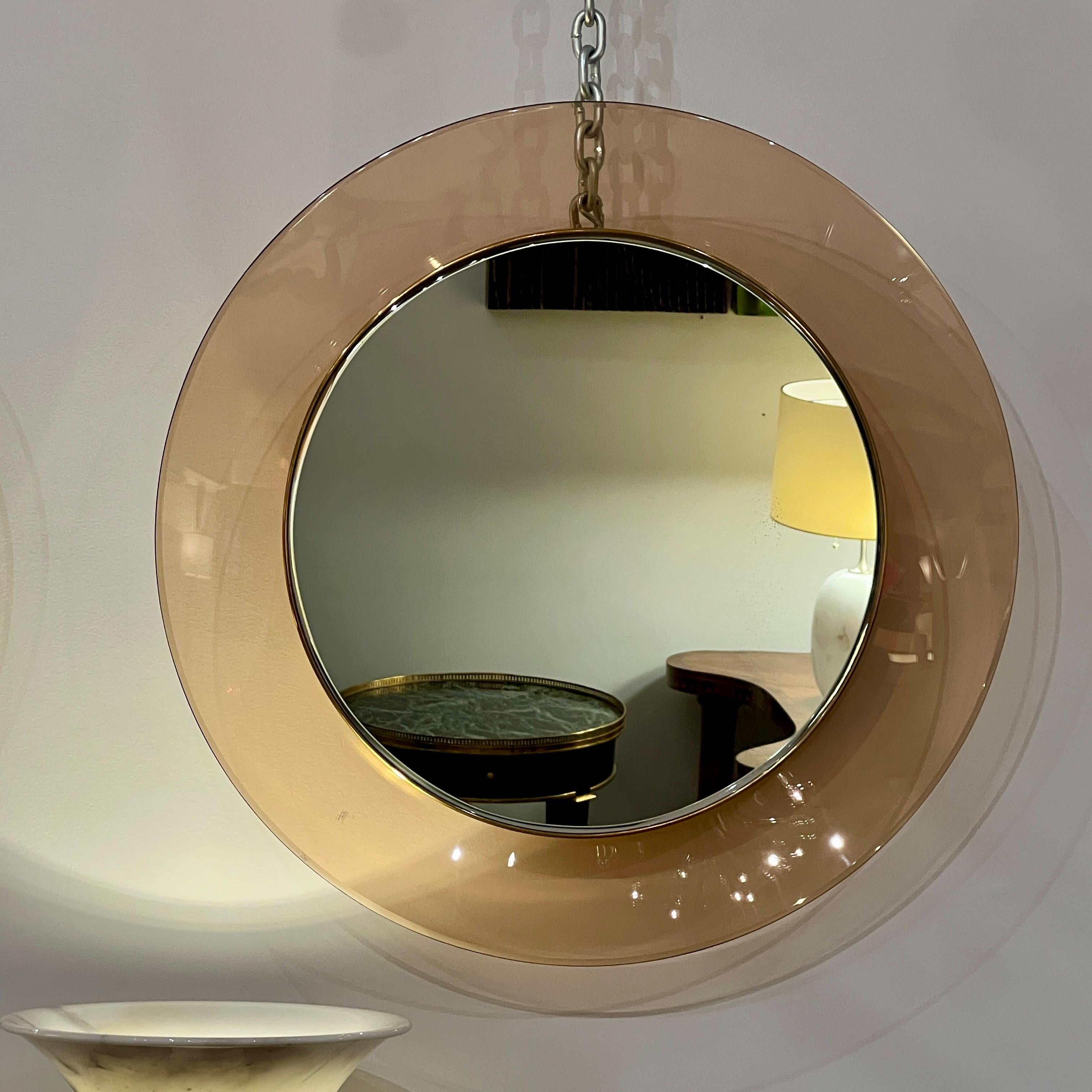 Coppia di specchi di Max Ingrand per Fontana Arte in vendita 2