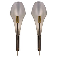 Pair Of Max Ingrand For Fontana Arte Wall Sconces