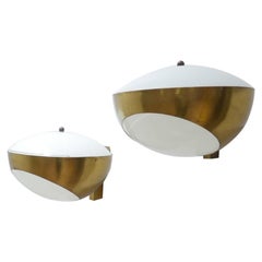 Pair of Max Ingrand Wall Lights '1963' Model for Fontana Arte