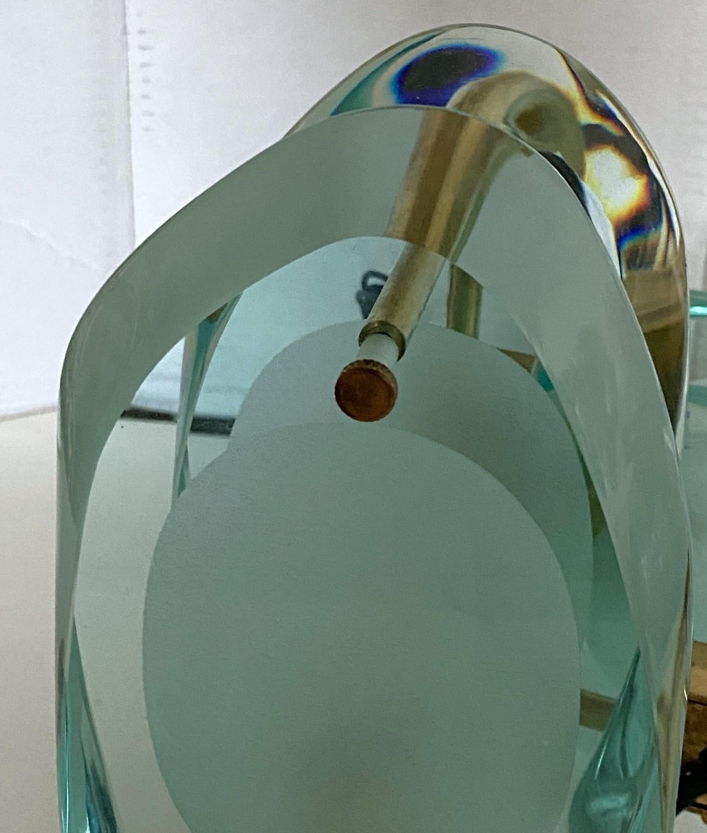 Polished Pair of Max Ingrand Wall Lights Sconces for Fontana Arte Model 2093, Italy, 1961