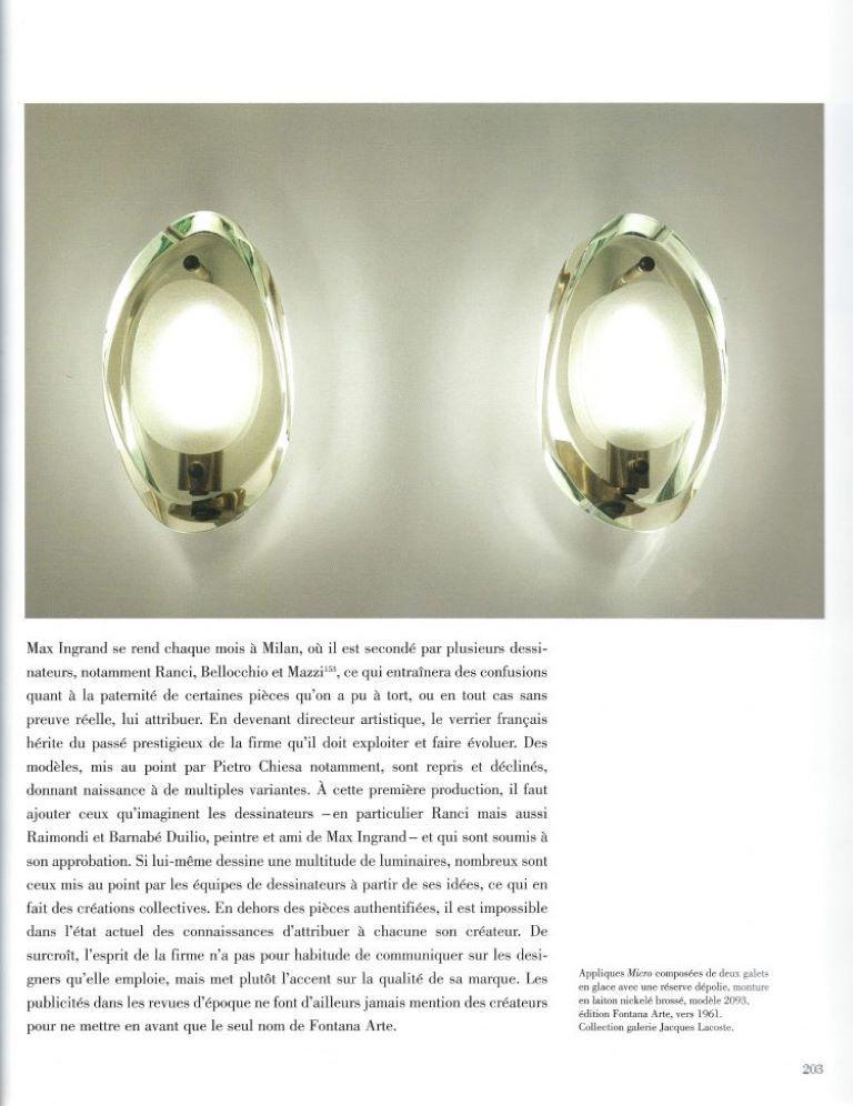 Pair of Max Ingrand Wall Lights Sconces for Fontana Arte Model 2093, Italy, 1961 6